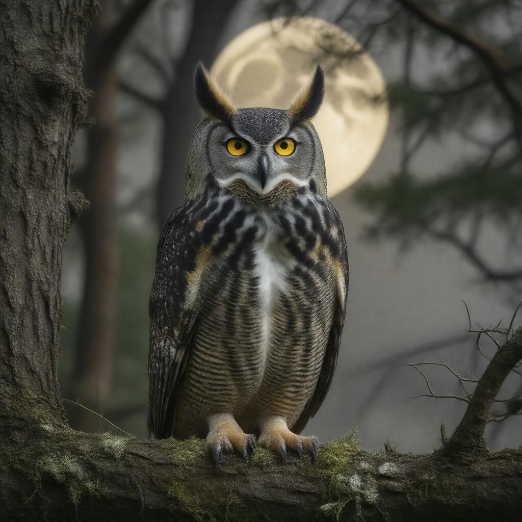 Great horned owl
